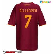 Ženske Nogometnih dresov AS Roma Lorenzo Pellegrini #7 Domači 2025-26 Kratki rokavi